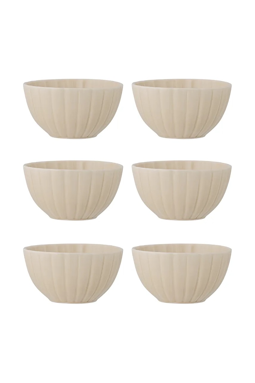 Bloomingville set de boluri Latina 165 ml 6-pack culoarea bej