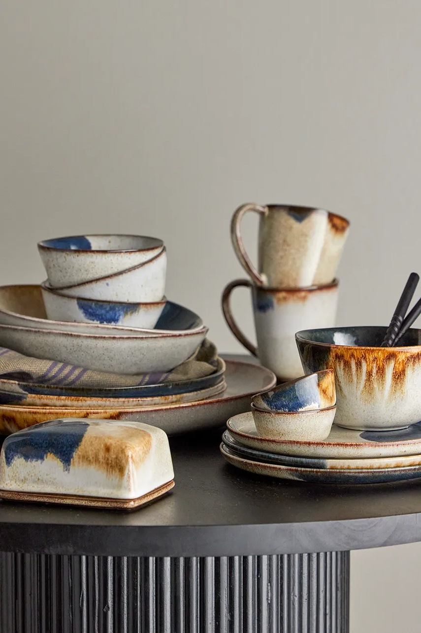 Σετ πιάτων γλυκού Bloomingville Jules 22 x 2 cm 4-pack χρώμα: πολύχρωμο φωτογραφία