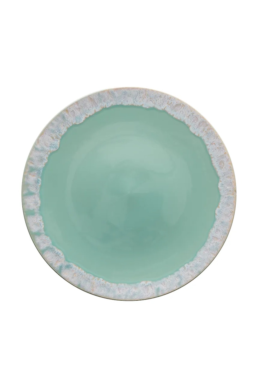 Costa Nova farfurie Taormina 34 cm culoarea turcoaz