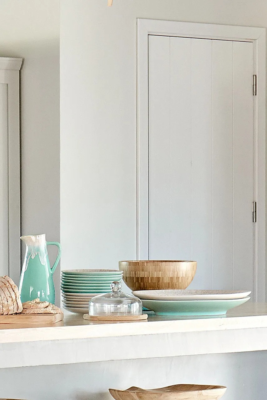 Тарелка Costa Nova Taormina 34 cm цвет бирюзовый