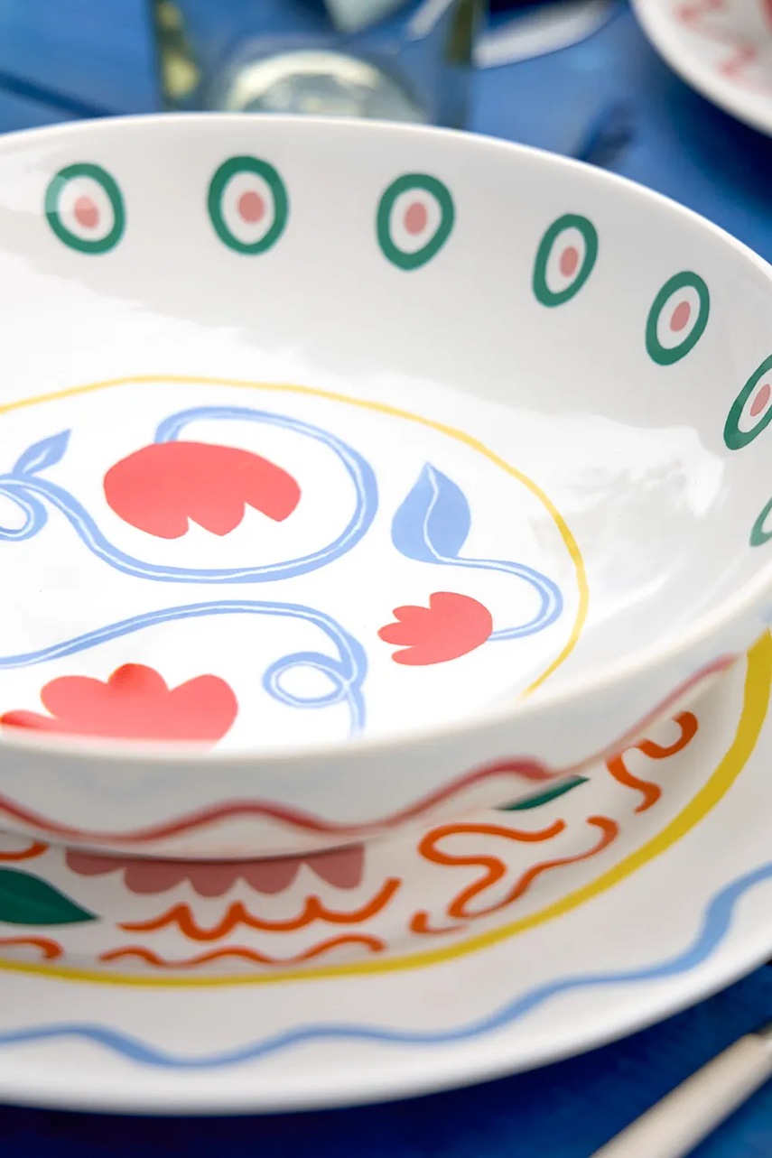 Σετ μπολ Costa Nova Summer Bliss 25 cm 6-pack χρώμα: πολύχρωμο φωτογραφία