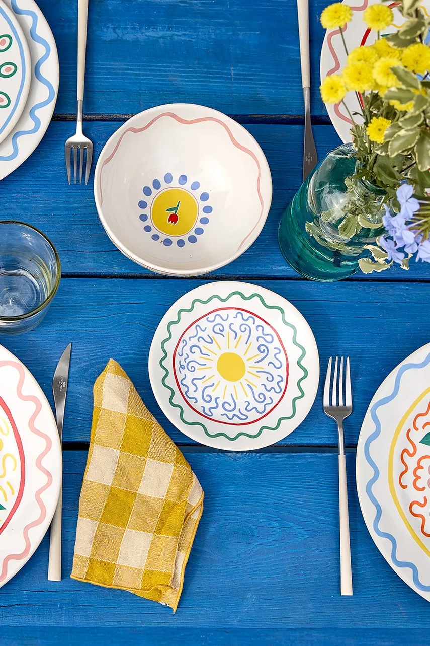 Σετ πιάτων ορεκτικών Costa Nova Summer Bliss 16 cm 6-pack χρώμα: πολύχρωμο φωτογραφία
