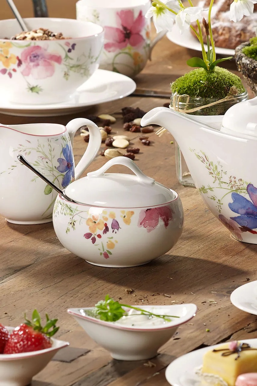 Μπολ ζάχαρης Villeroy & Boch Mariefleur Gris Basic 0,45 L χρώμα: πολύχρωμο φωτογραφία