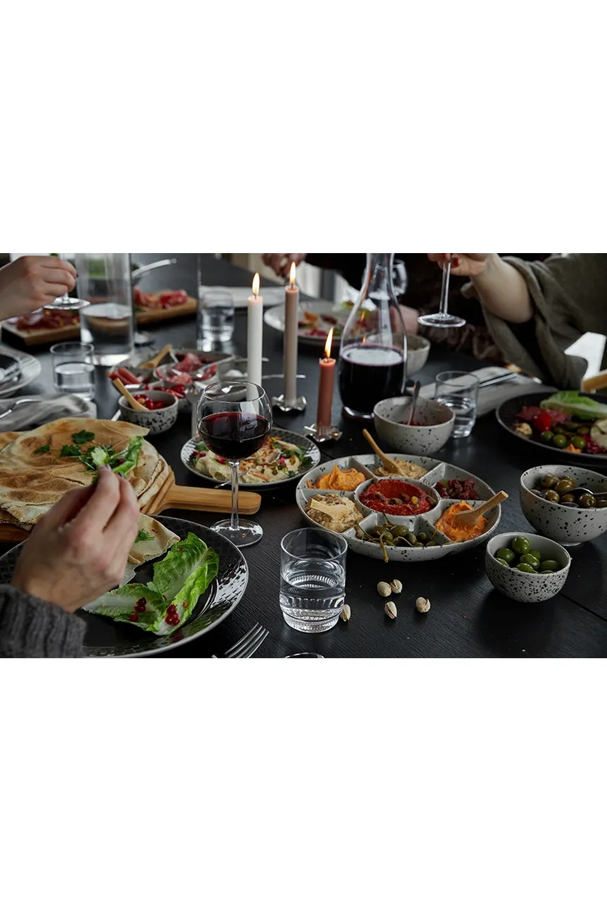 Πιατέλα ορεκτικών Sagaform Ditte 26 cm χρώμα: γκρι φωτογραφία