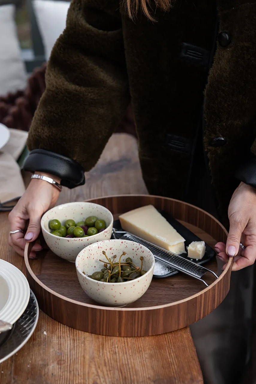 Σετ μπολ Sagaform Ditte 12 cm 2-pack χρώμα: μπεζ φωτογραφία