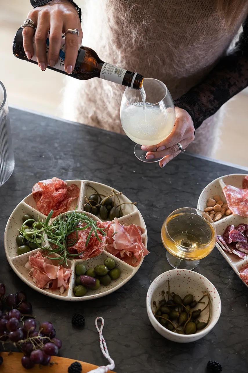 Σετ μπολ Sagaform Ditte 12 cm 2-pack χρώμα: μπεζ φωτογραφία