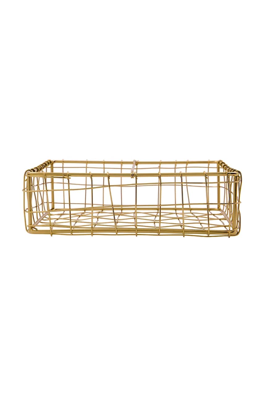 Levně Držák na ubrousky House Doctor HDBring 18 cm žlutá barva