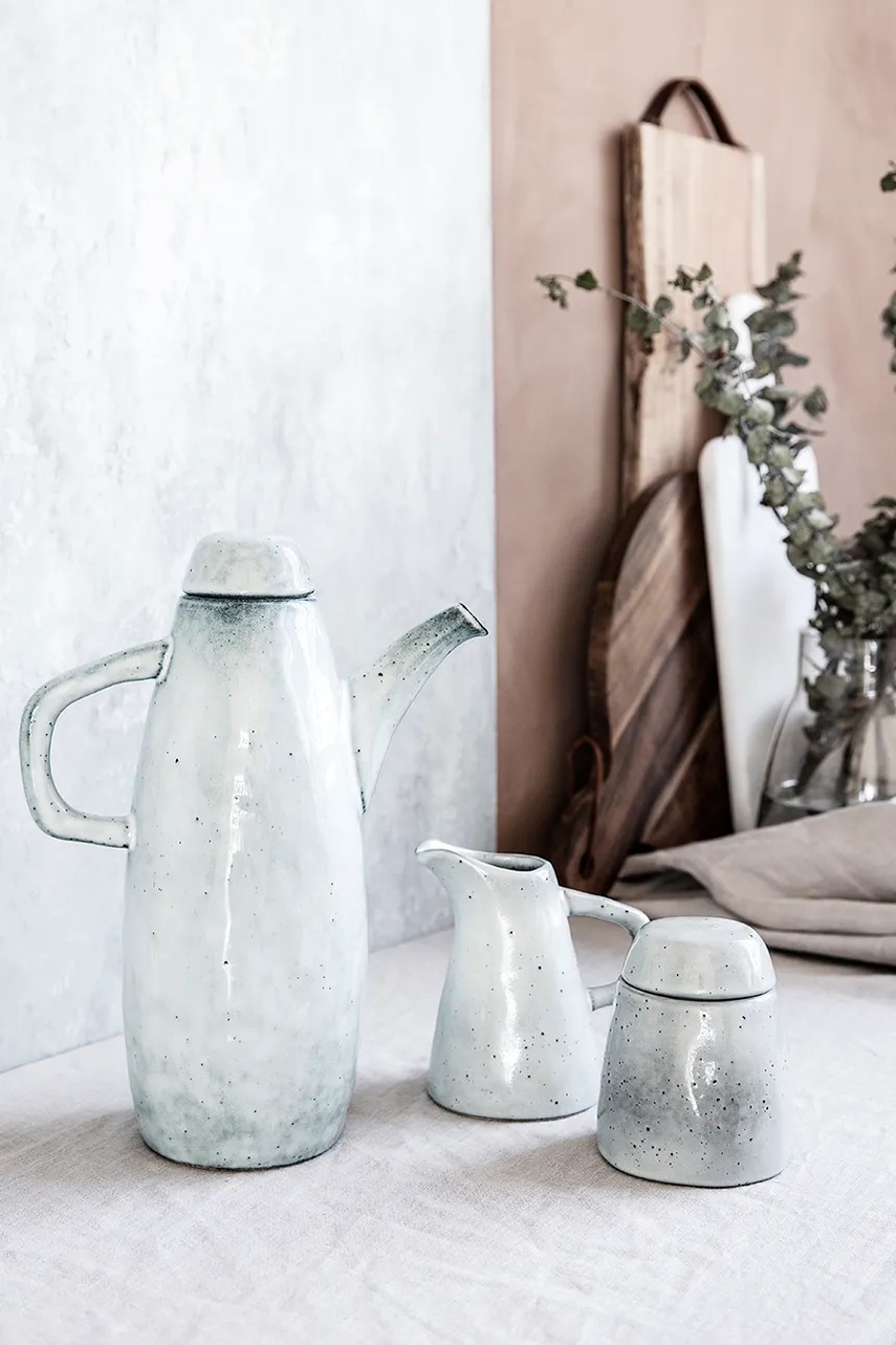 Μπολ ζάχαρης House Doctor Rustic 11 cm χρώμα: γκρι φωτογραφία