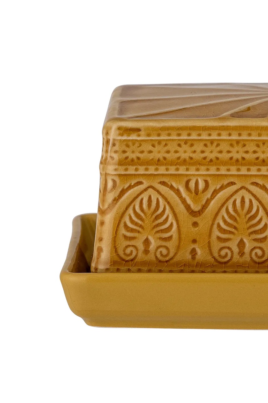 Βουτυριέρα Bloomingville Rani 18,5 x 8 x 10,5 cm χρώμα: πορτοκαλί φωτογραφία