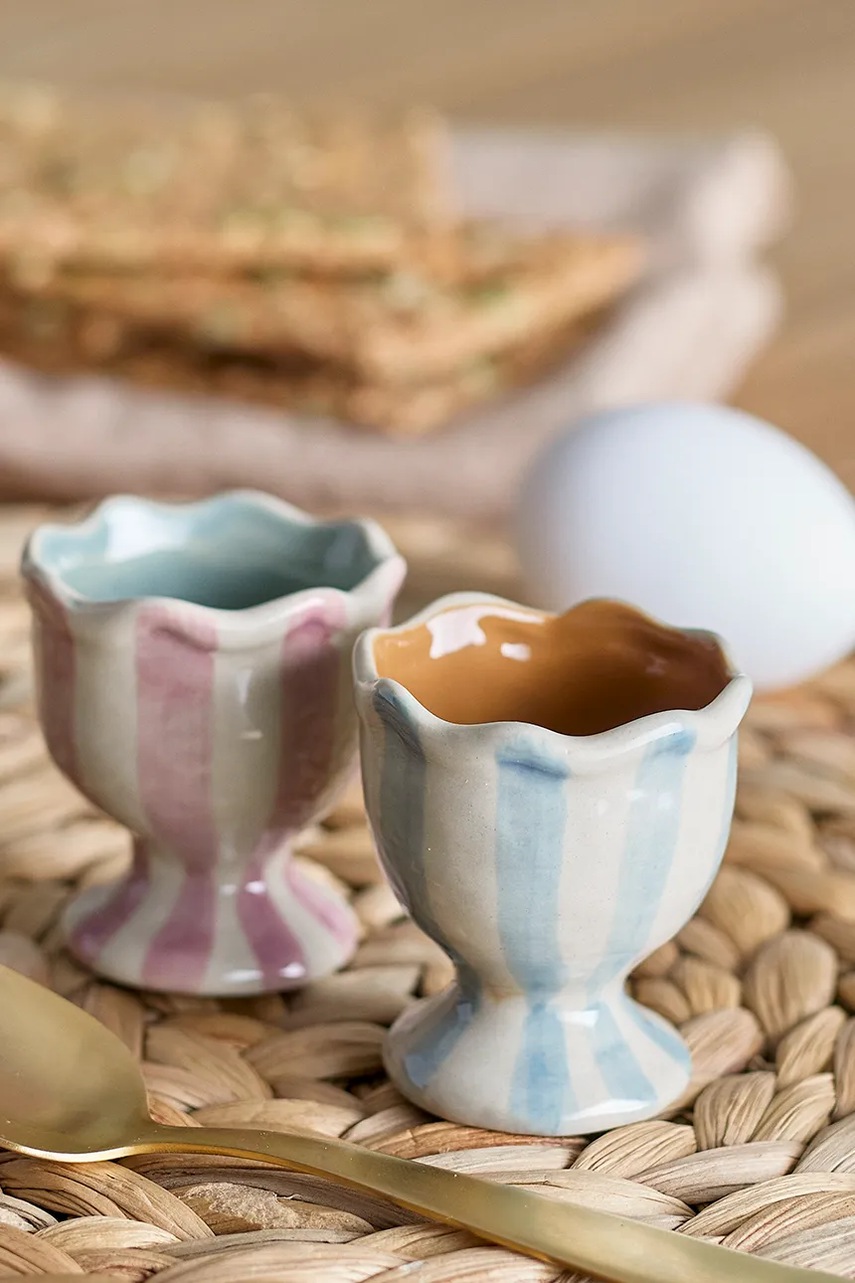 Ποτήρι αυγού Bloomingville Willa 5 x 5 cm 2-pack χρώμα: πολύχρωμο φωτογραφία