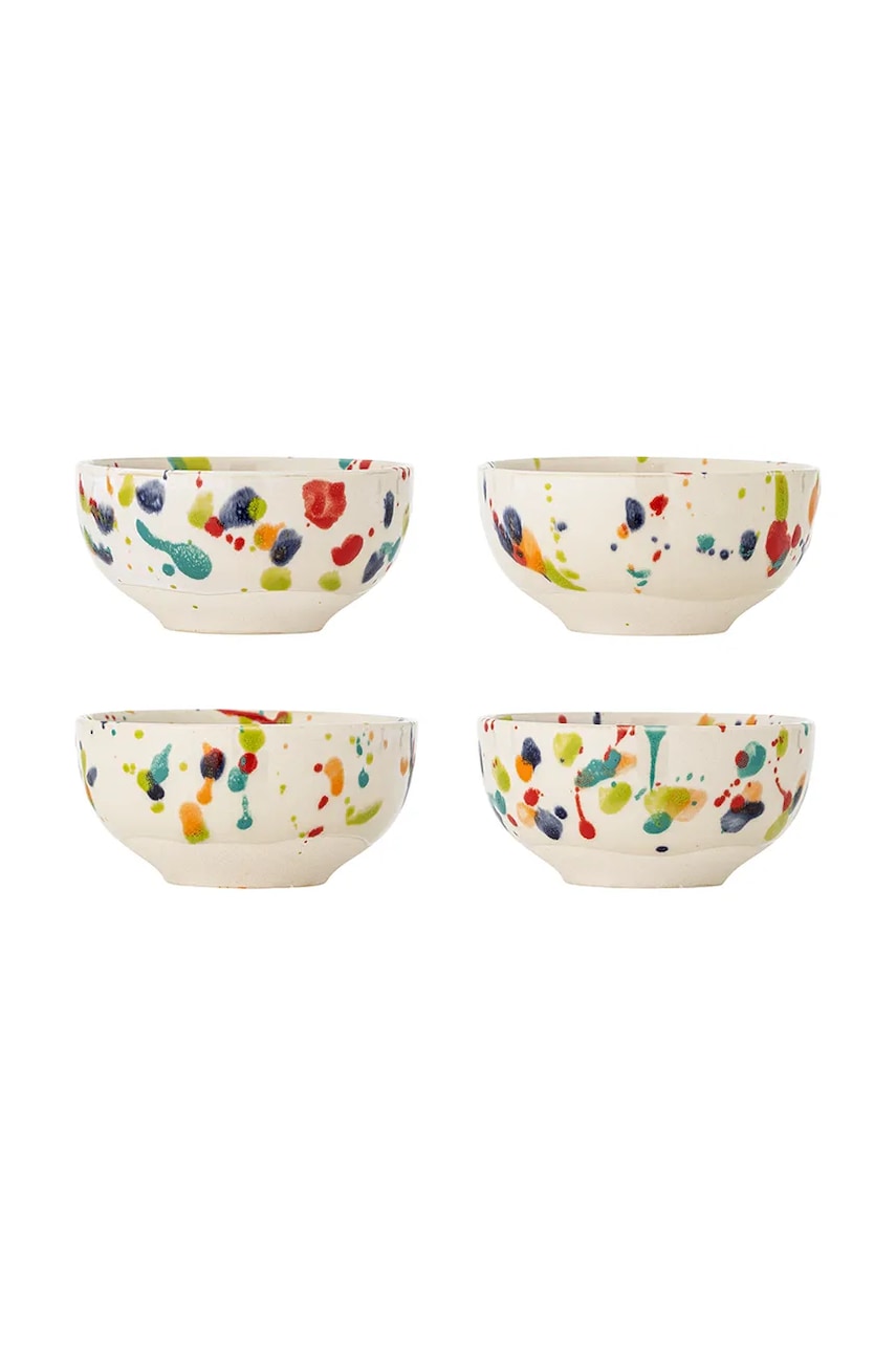 Bloomingville set de boluri Freckles 300 ml 4-pack culoarea roșu