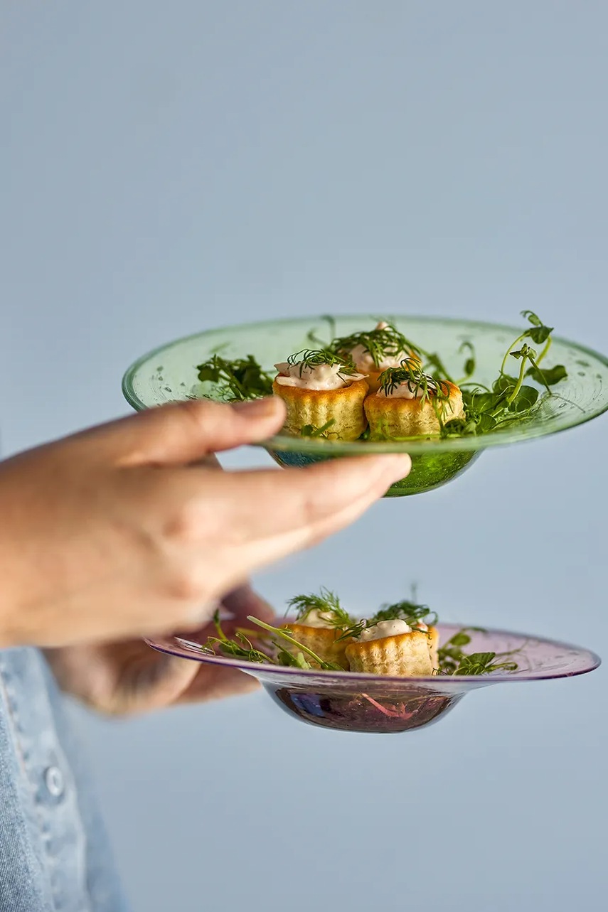 Σετ βαθιά πιάτα Bloomingville Sunil 19,5 x 3 cm 2-pack χρώμα: πολύχρωμο φωτογραφία