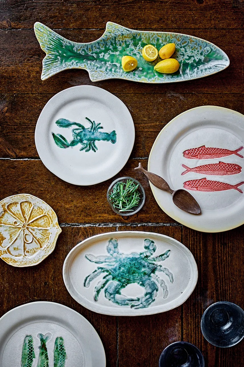 Σετ πιάτων Bloomingville Hadden 27 x 2 cm 4-pack χρώμα: πολύχρωμο φωτογραφία