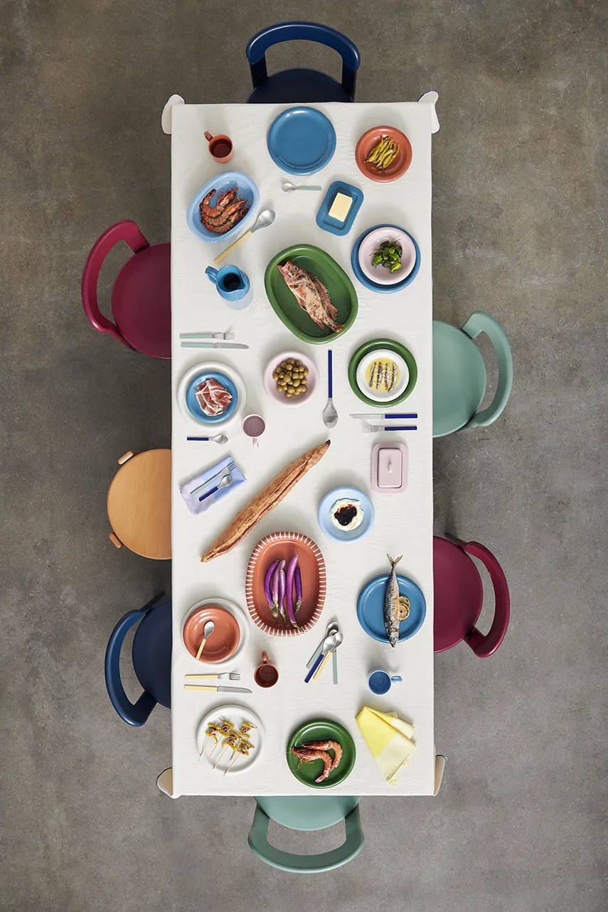 Βουτυριέρα HAY Barro 7,5 x 12,3 x 17,5 cm χρώμα: μοβ φωτογραφία