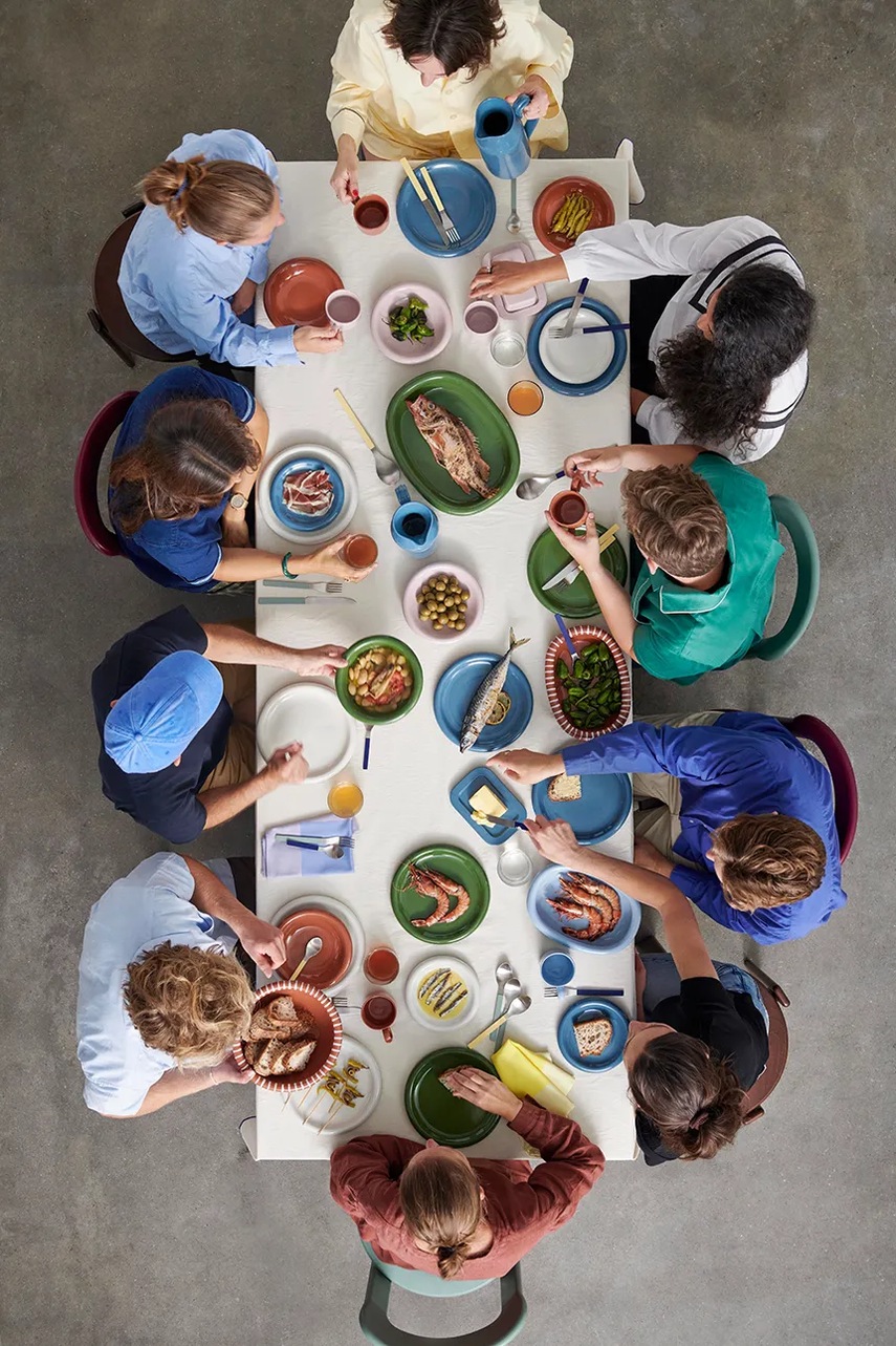 Βουτυριέρα HAY Barro 7,5 x 12,3 x 17,5 cm χρώμα: μοβ φωτογραφία