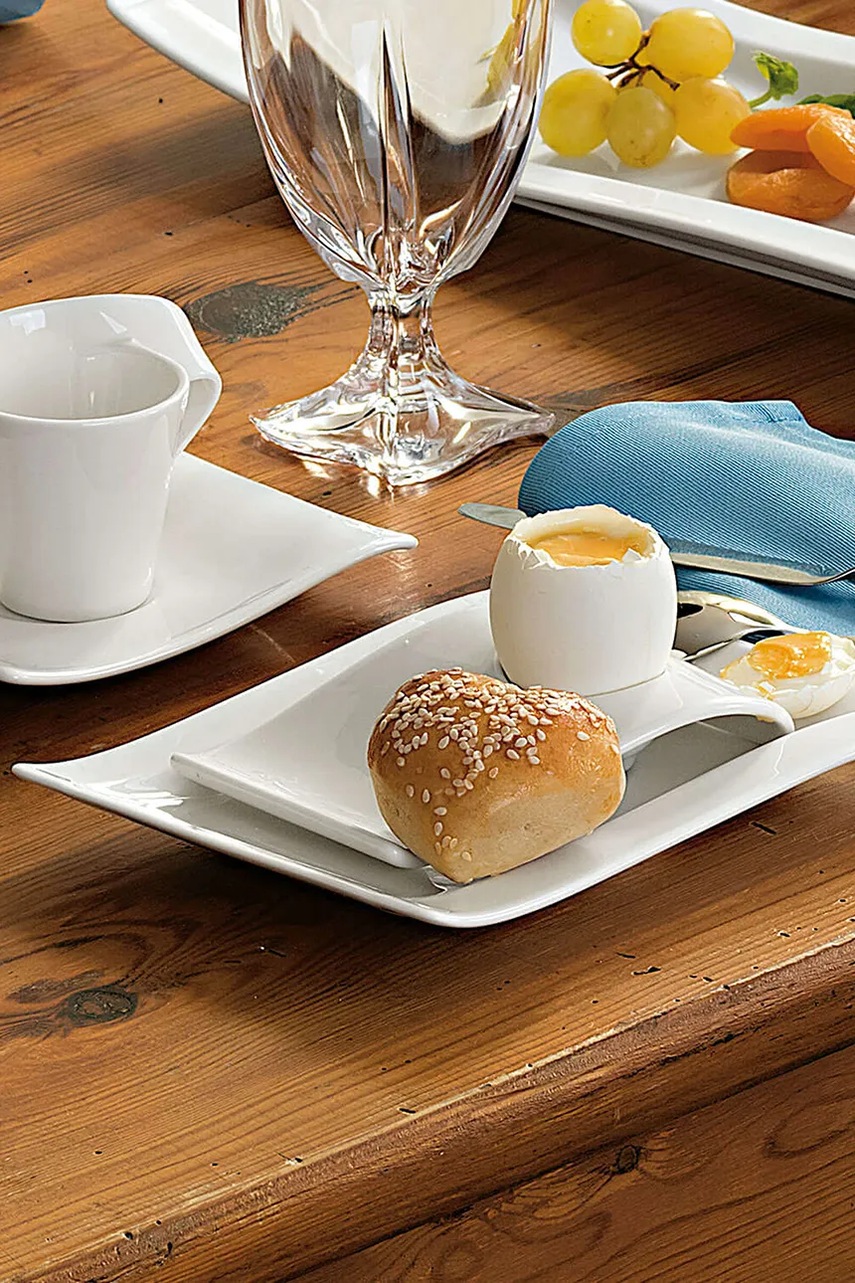 Πιάτο σαλάτας Villeroy & Boch NewWave 18,3 x 14,8 cm χρώμα: άσπρο φωτογραφία