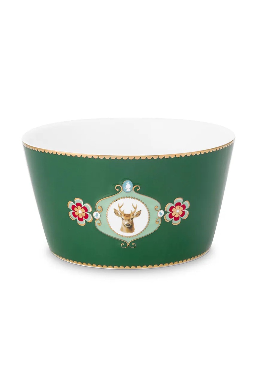 Чаша Pip Studio Love Birds Medallion 15 cm цвет зелёный