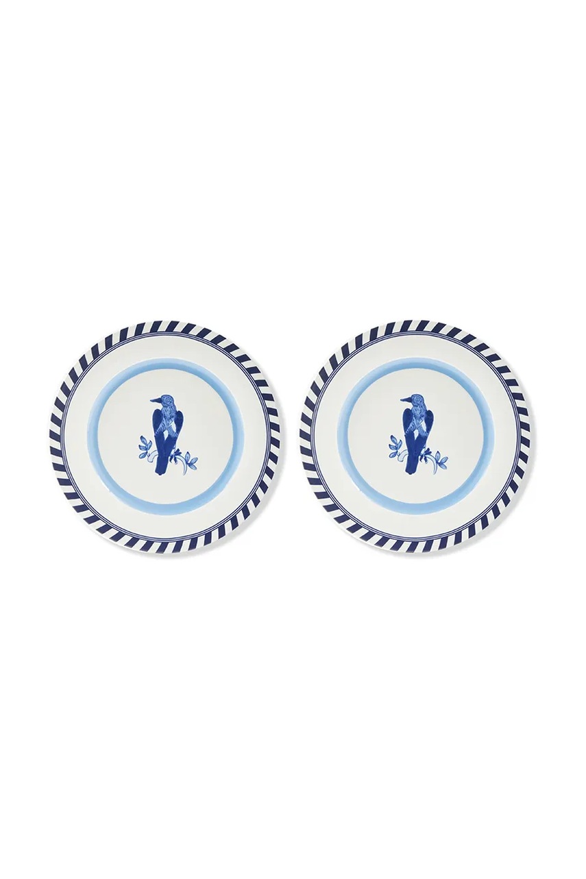 Pols Potten un set de farfurii bird patterned 27 cm 2-pack