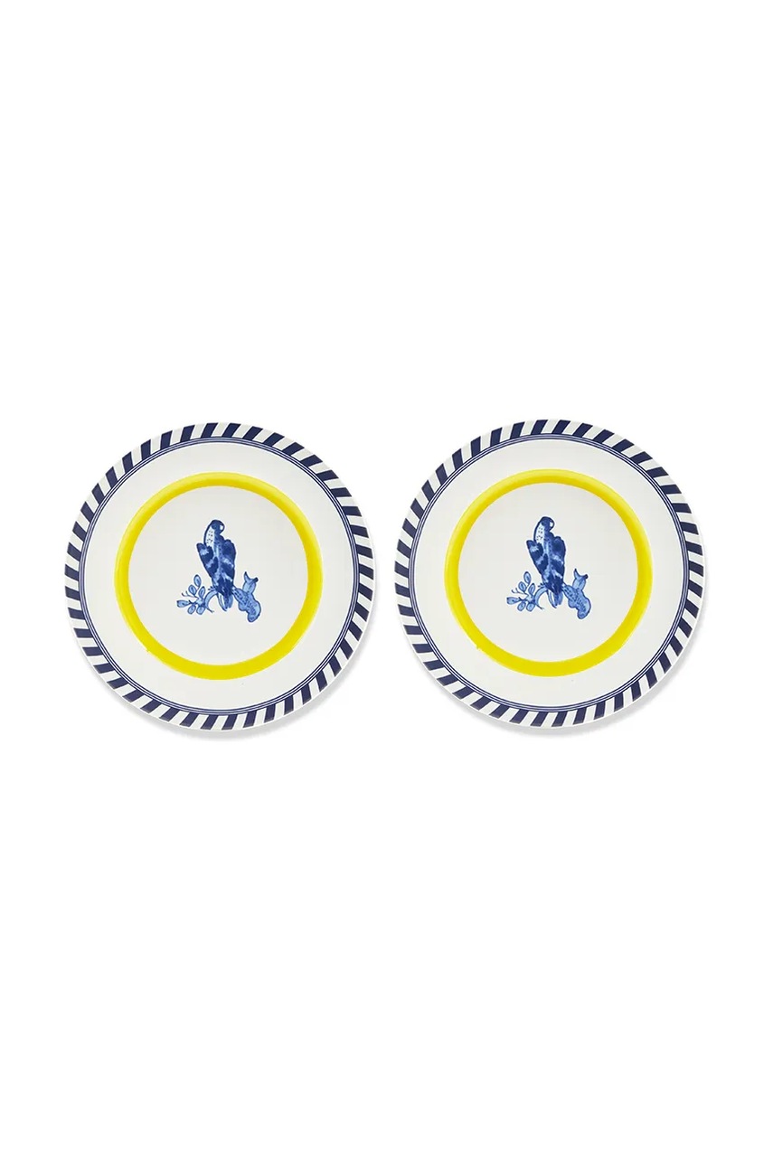 Pols Potten un set de farfurii bird patterned 27 cm 2-pack
