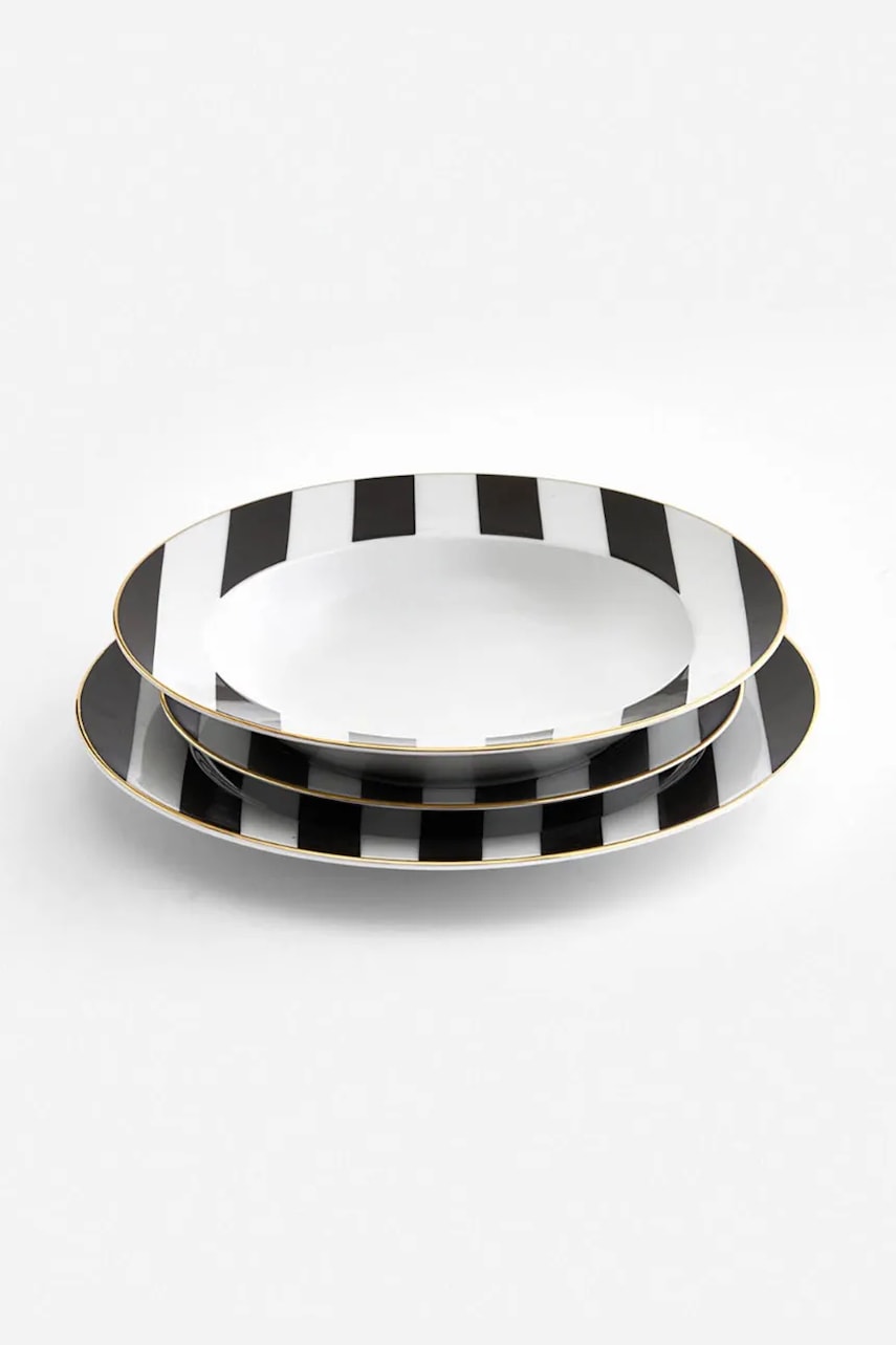 La Mania veselă pentru 1 persoană Stripes 3 buc.