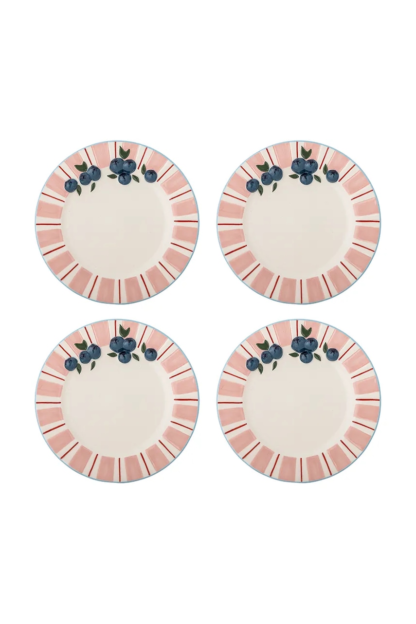 Σετ πιάτων γλυκού Bloomingville Carry 20,5 cm 4-pack