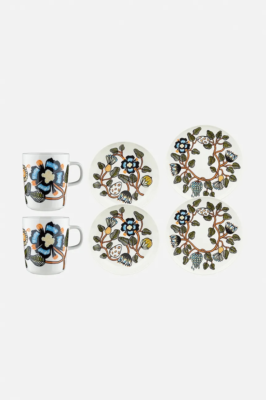 Marimekko σερβίτσιο μεσημεριανού με κεραμικό