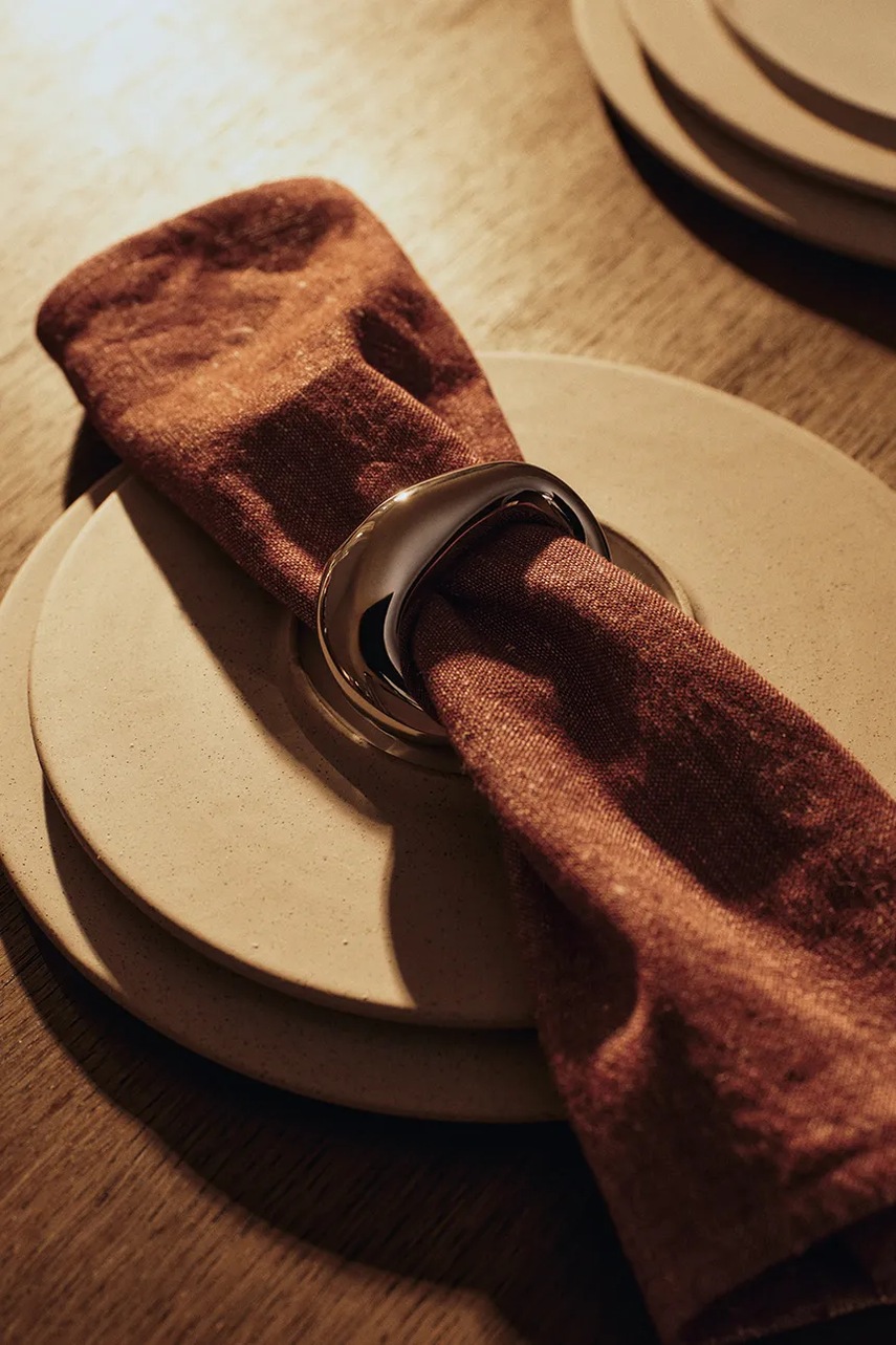 Ferm Living δαχτυλίδια για πετσέτες από πορσελάνη 2,1 x 7,2 x 6,5 cm φωτογραφία