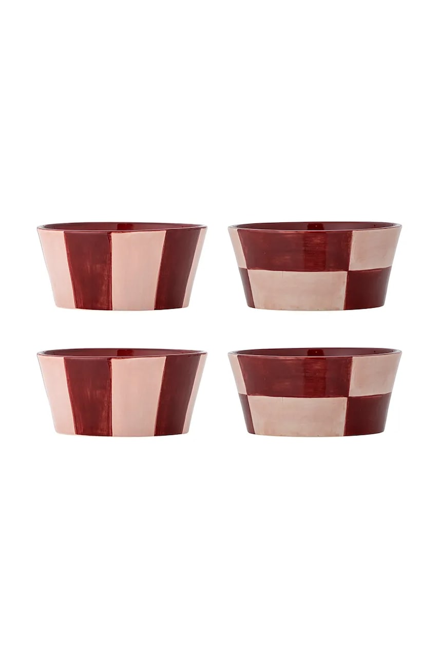 Bloomingville set de boluri din gresie 13,5 x 6 cm