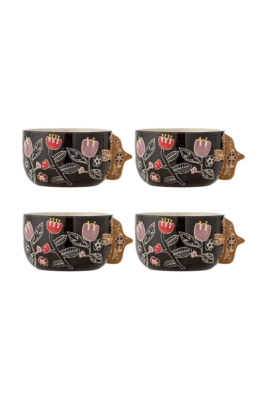 Bloomingville  set de boluri din gresie 13 x 8 cm