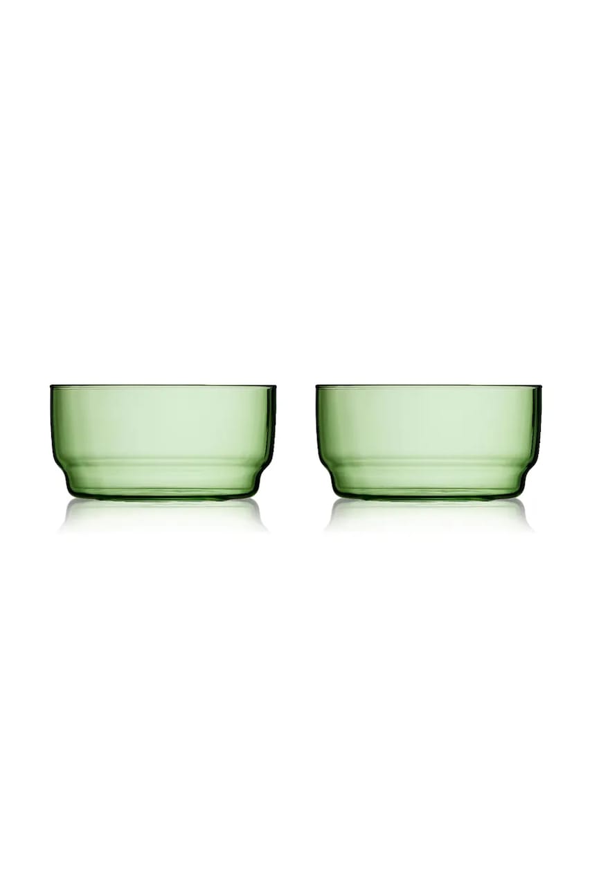 Lyngby Glas σετ μπολάκια από χρωματισμένο γυαλί 12 cm