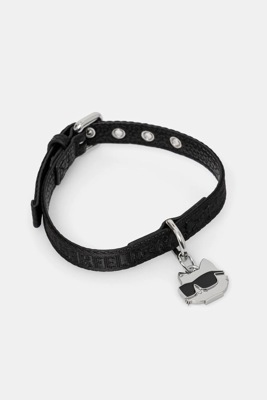 Karl Lagerfeld Κολάρο για σκύλους Karl Lagerfeld χρώμα: μαύρο, A1M42052