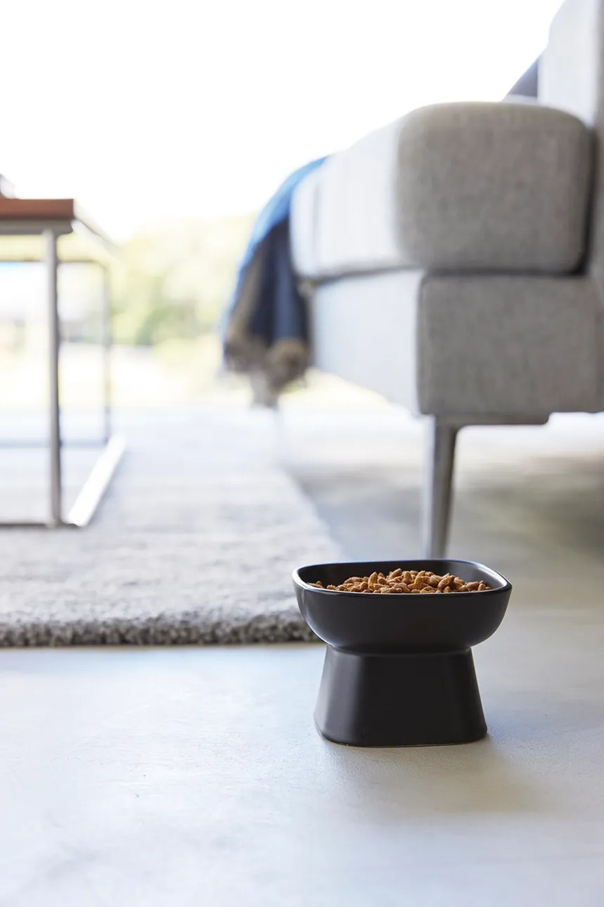 Μπολ για κατοικίδια Yamazaki Tower 200 ml χρώμα: μαύρο φωτογραφία