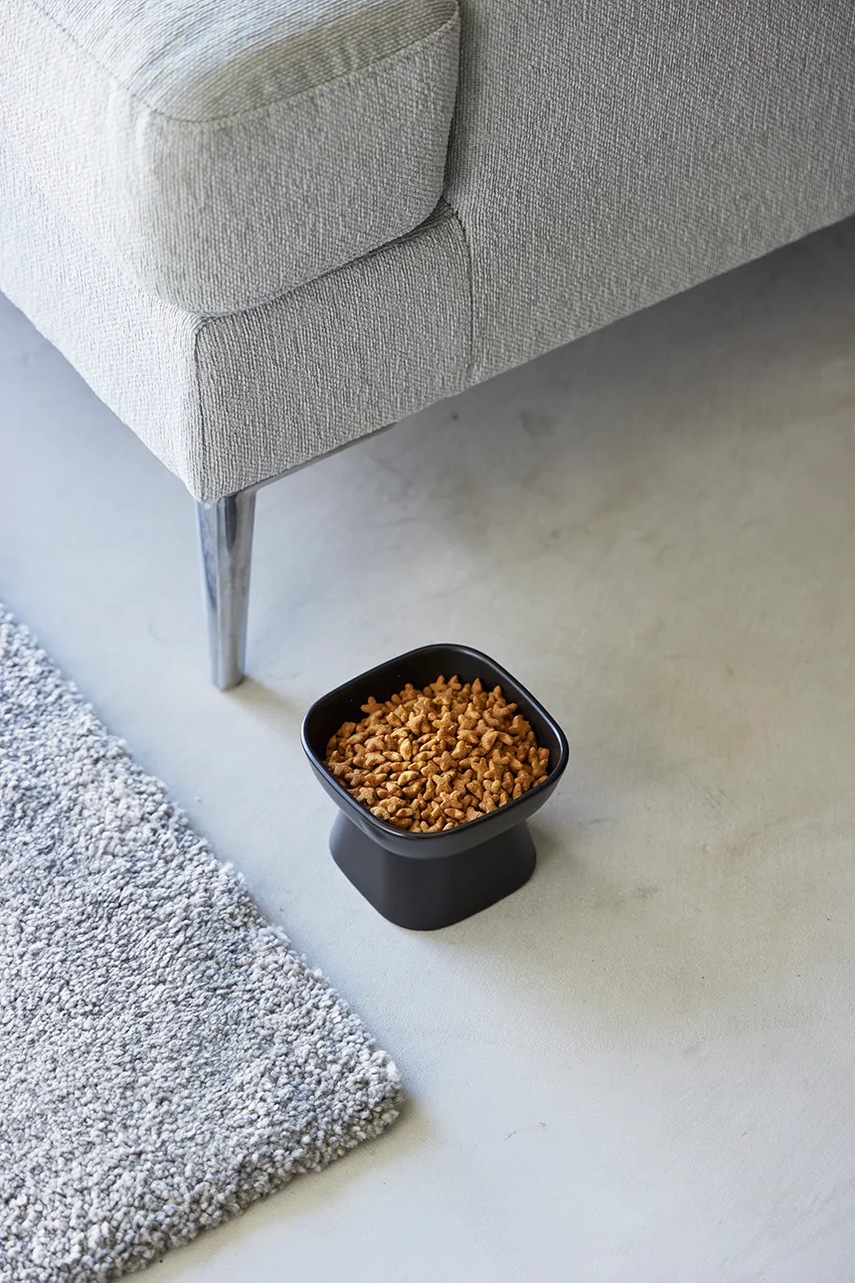 Μπολ για κατοικίδια Yamazaki Tower 200 ml χρώμα: μαύρο φωτογραφία