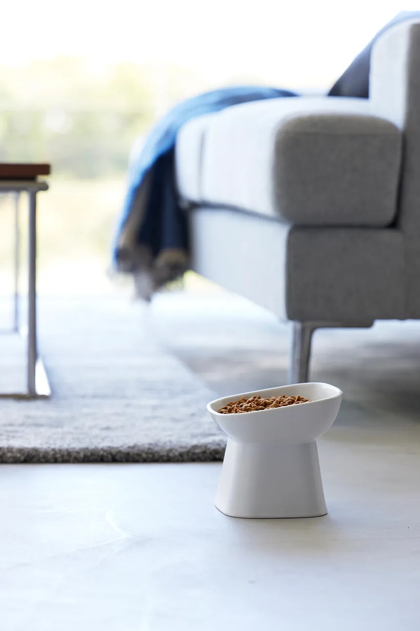 Μπολ για κατοικίδια Yamazaki Tower 200 ml χρώμα: άσπρο φωτογραφία