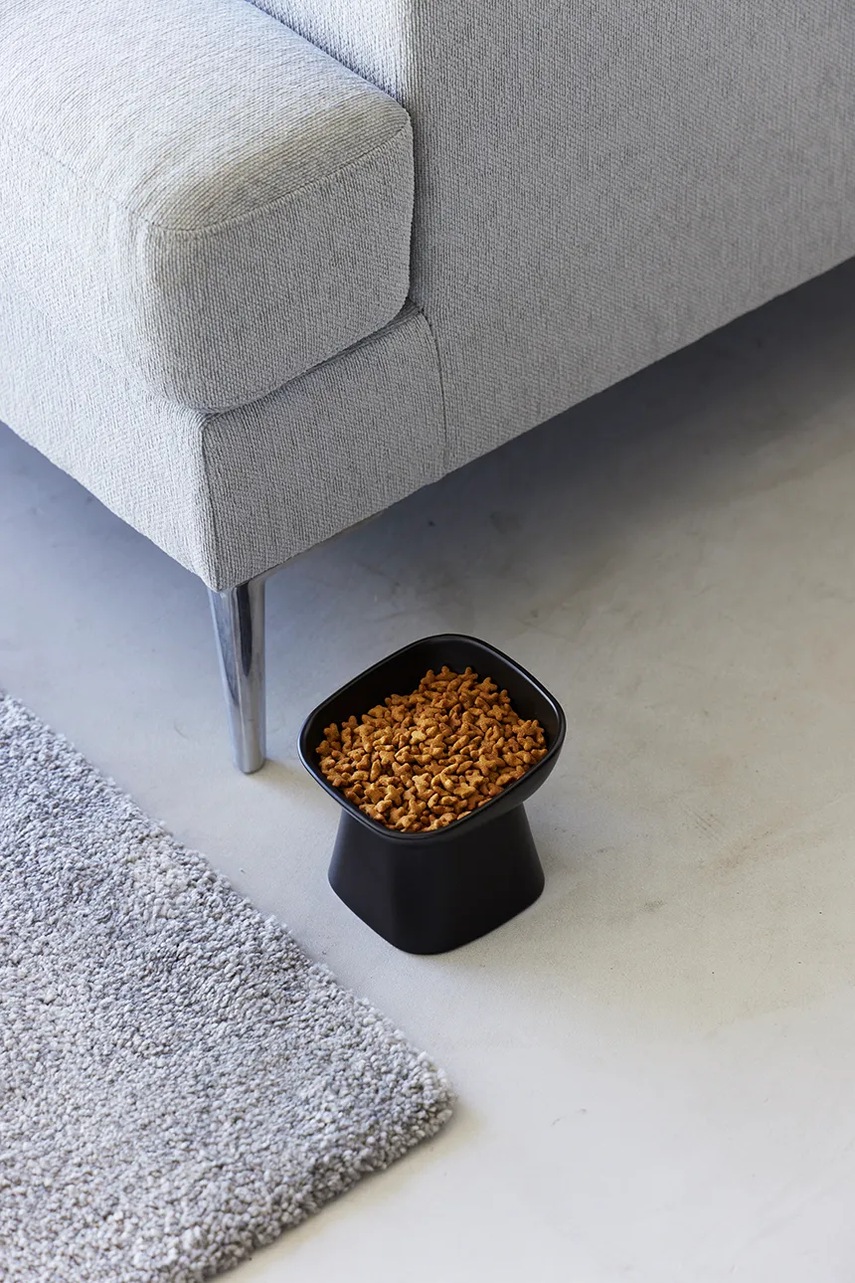 Μπολ για κατοικίδια Yamazaki Tower 200 ml χρώμα: μαύρο φωτογραφία