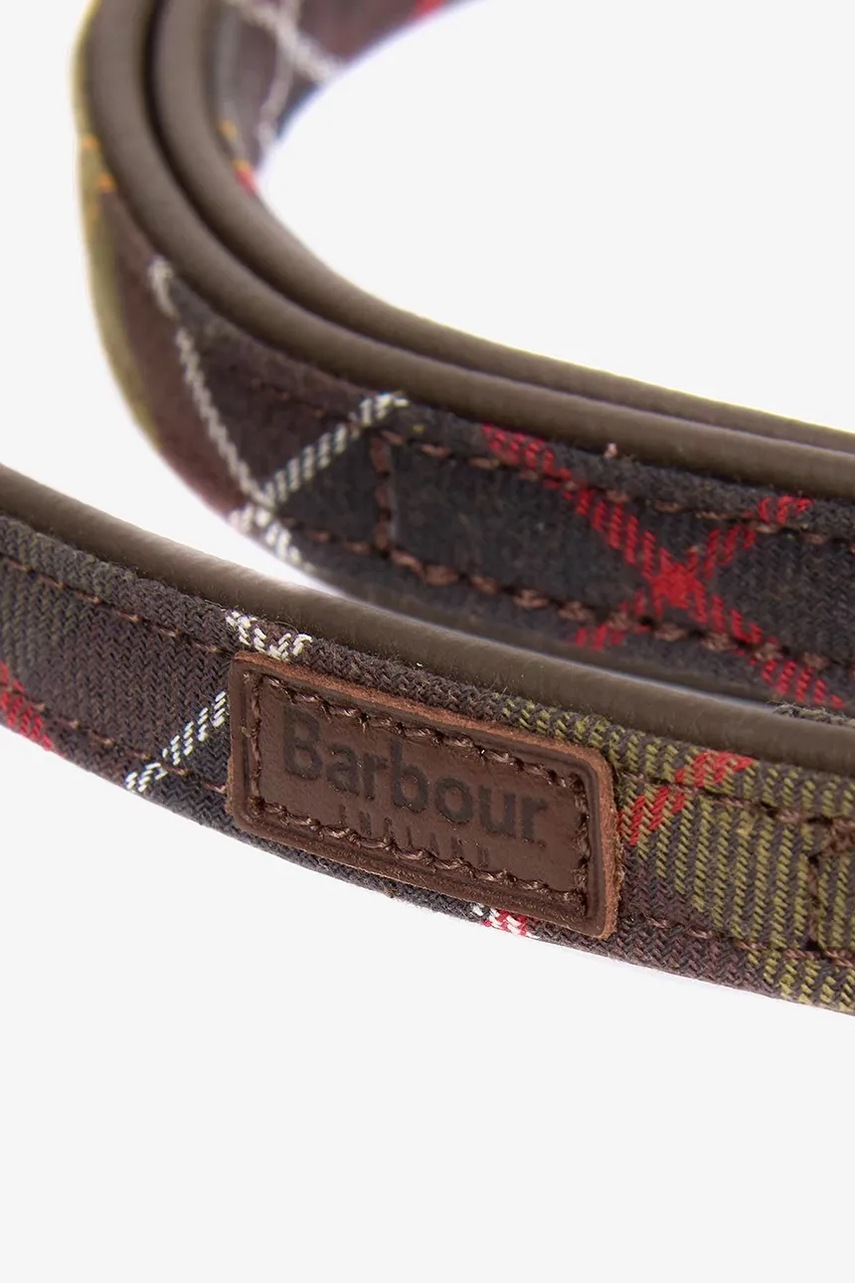 Λουρί σκύλου Barbour Classic Tartan χρώμα: καφέ φωτογραφία