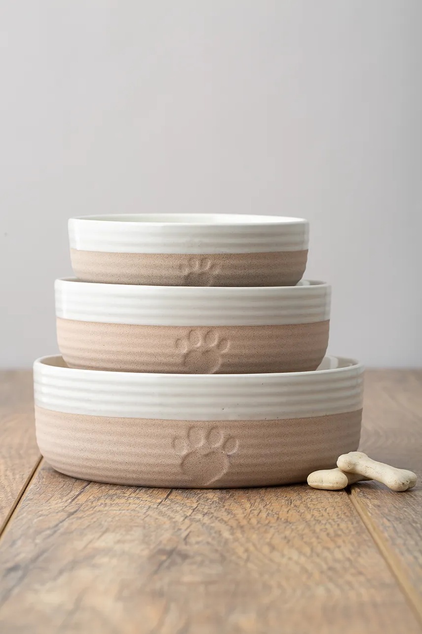 Μπολ για κατοικίδια Mason Cash Heart Paw Mason χρώμα: μπεζ φωτογραφία