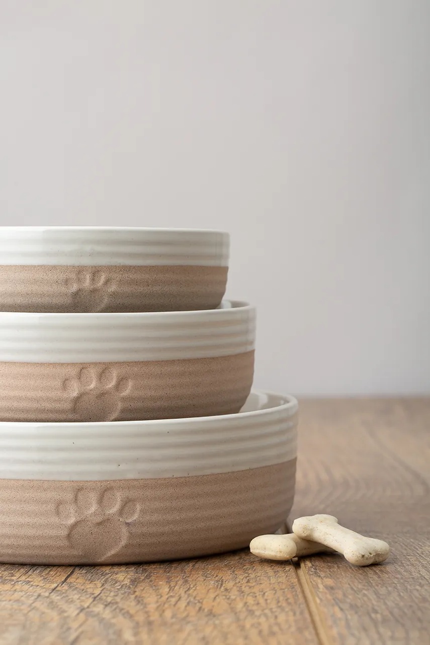 Μπολ για κατοικίδια Mason Cash Heart Paw Mason χρώμα: μπεζ φωτογραφία