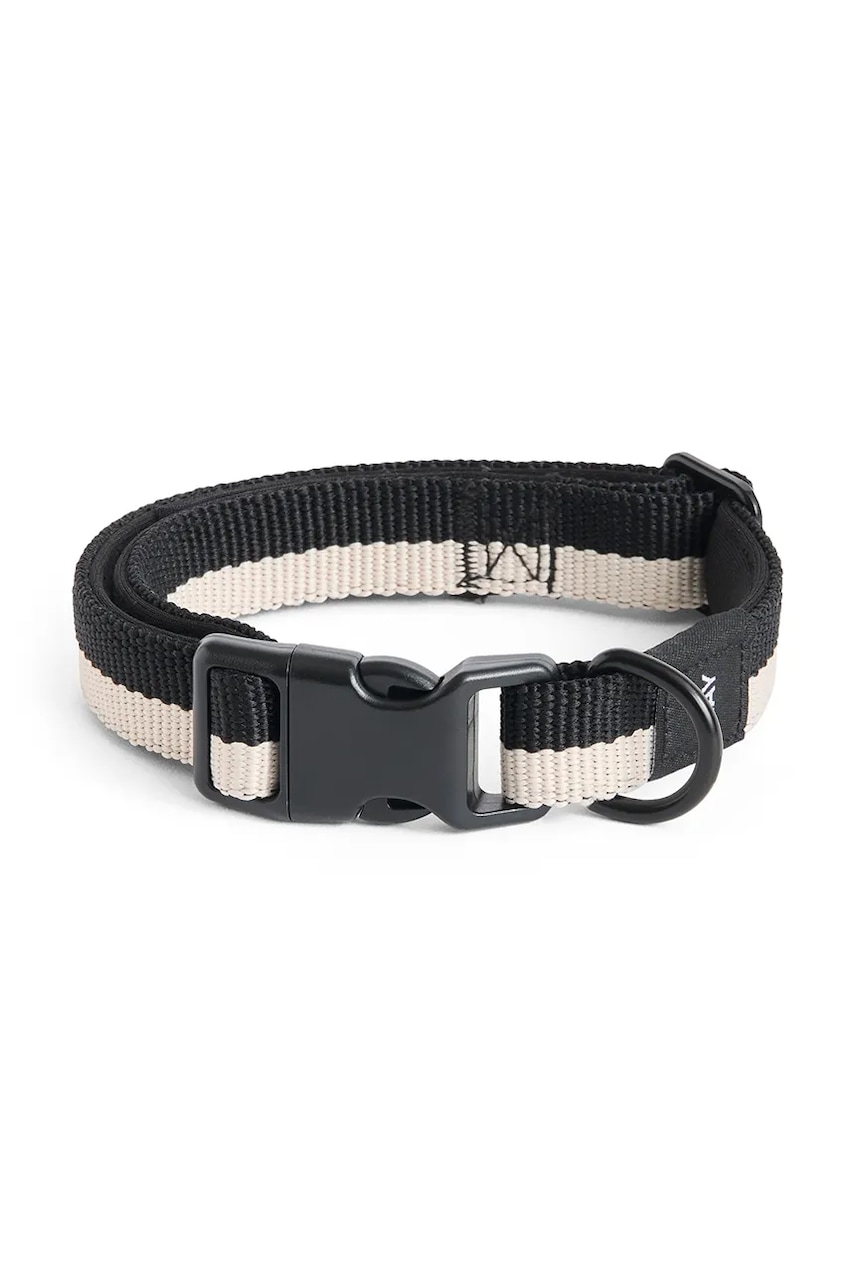 Levně Psí obojek HAY S/M 2 x 25-45 cm černá barva