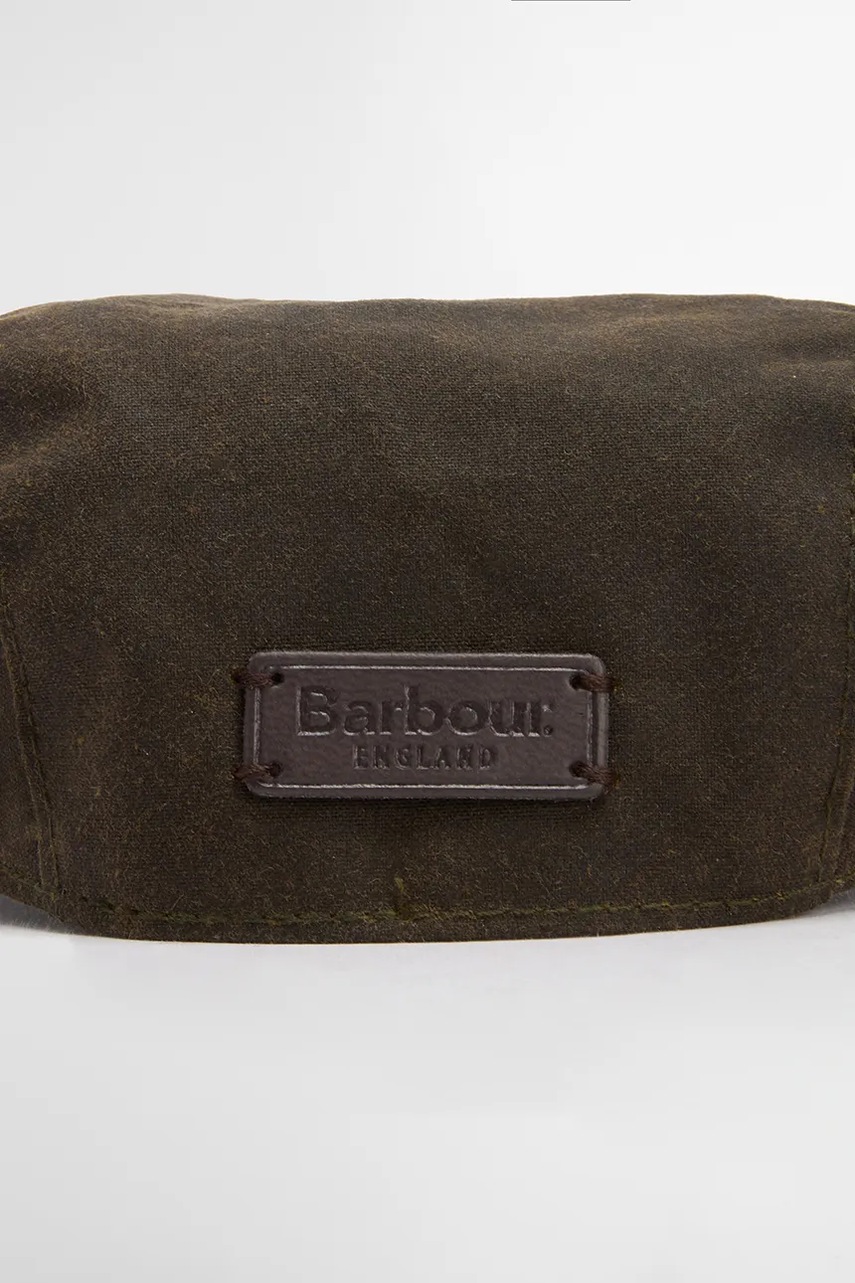 Καπέλο για σκύλο Barbour Dog Wax Flat Cap χρώμα: πράσινο φωτογραφία