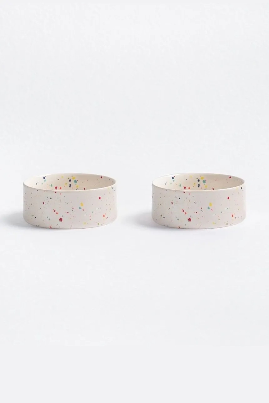 Egg Back Home un set de boluri pentru animalul tău de companie 14 cm 2-pack culoare albă