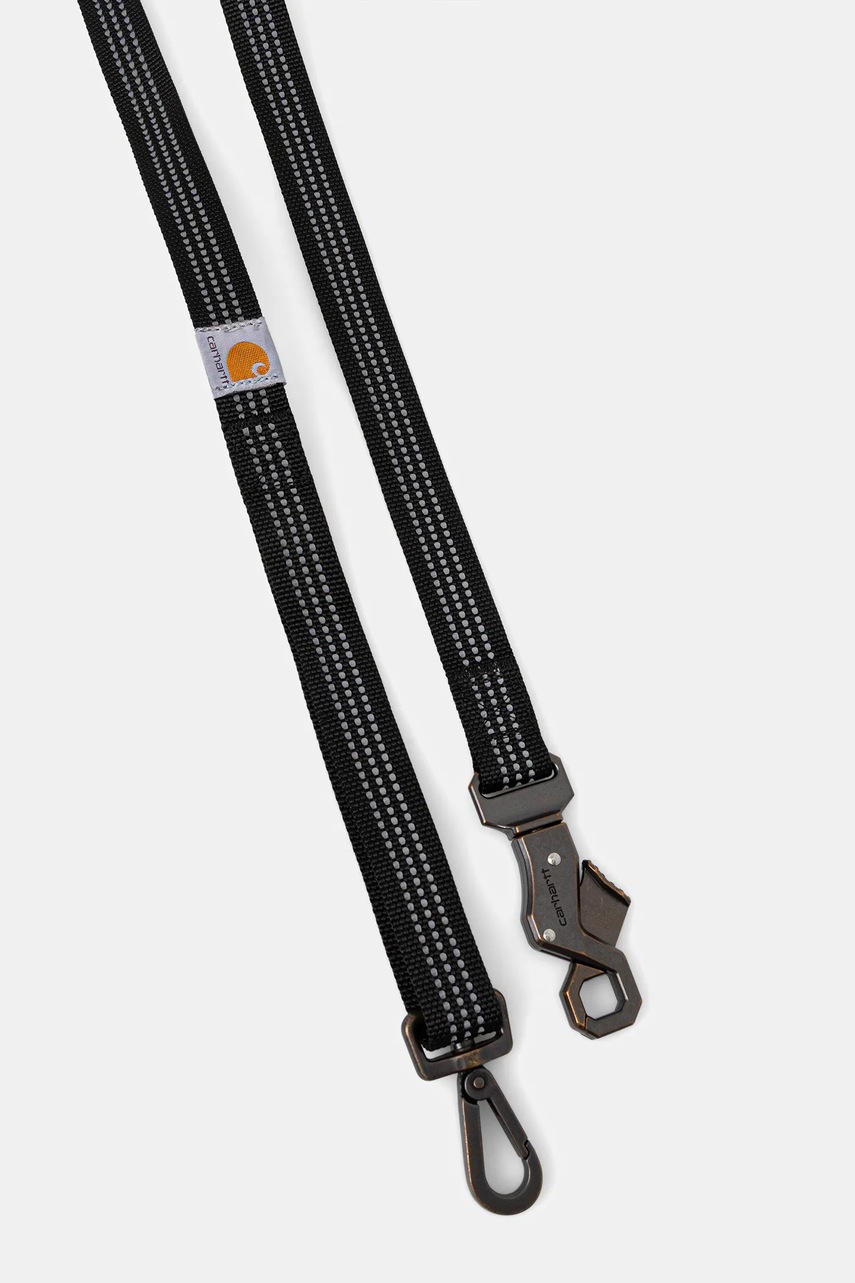 Λουρί σκύλου Carhartt WIP L χρώμα: μαύρο φωτογραφία