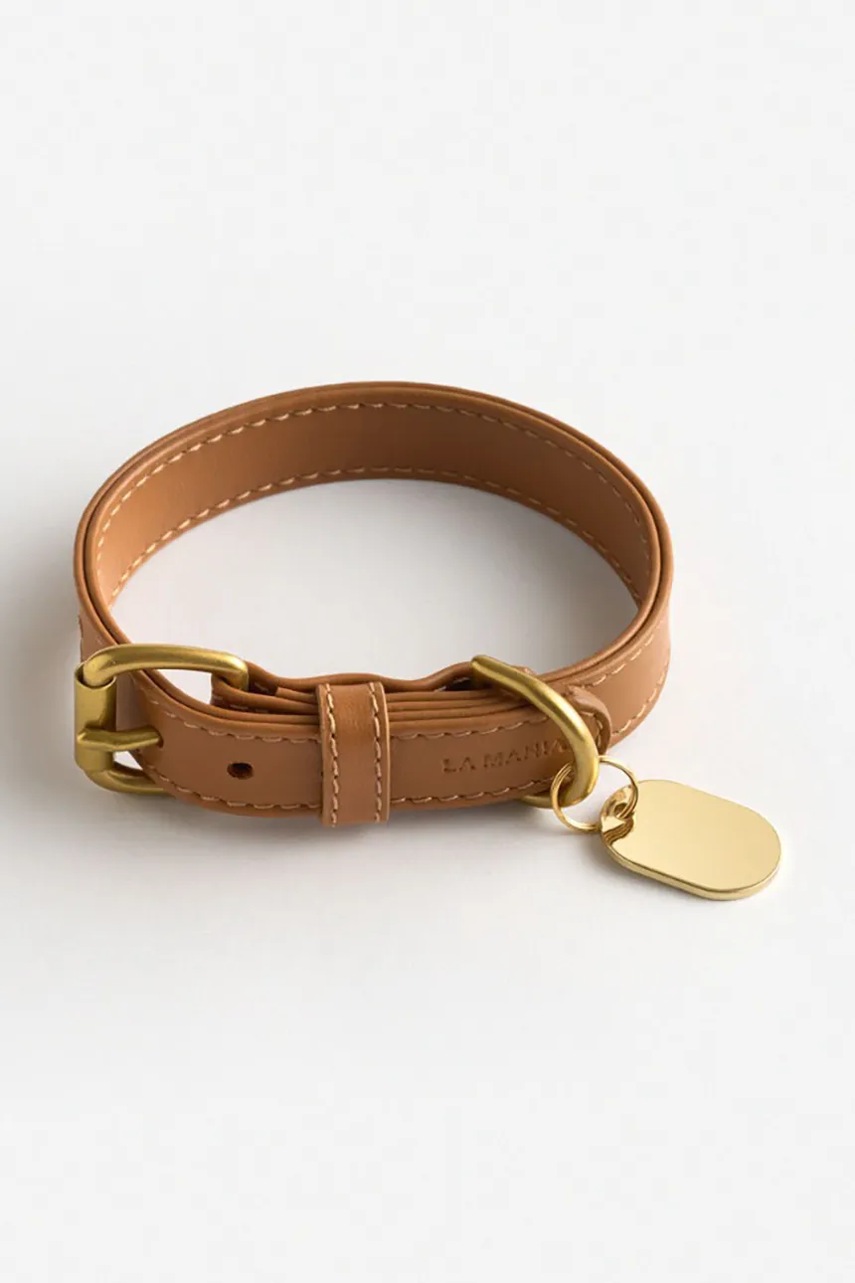 Kožený psí obojek La Mania Selvo S/27 – 33 cm