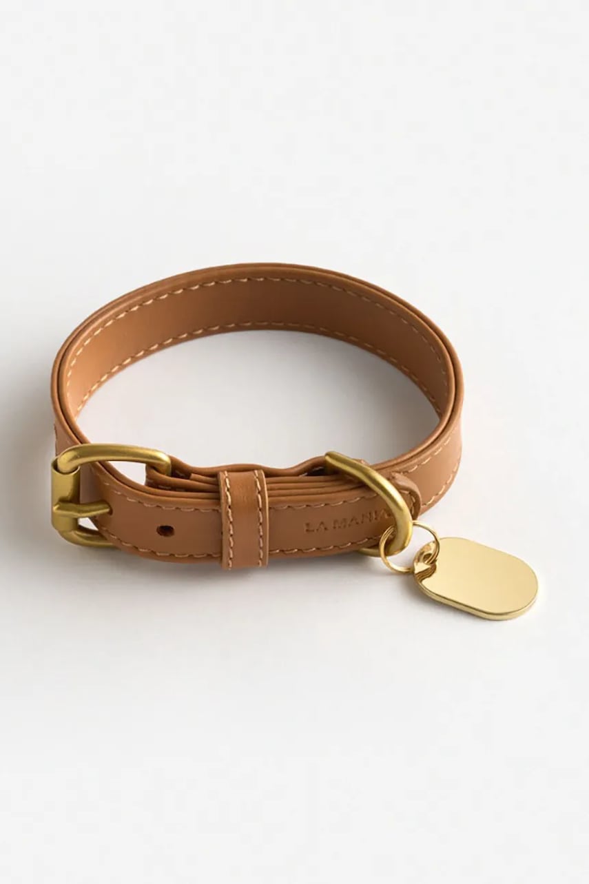 Kožený psí obojek La Mania Selvo S/27 – 33 cm
