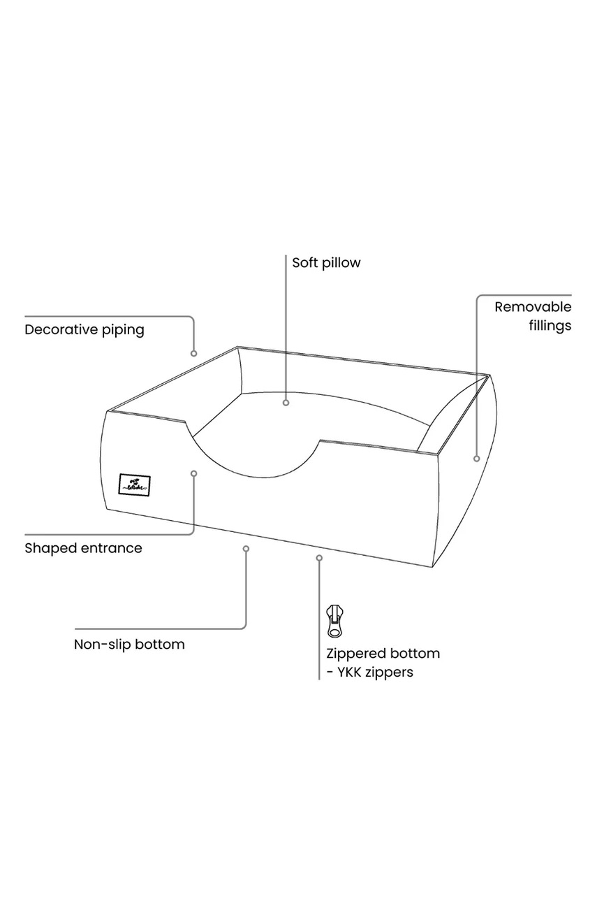 Κρεβάτι για κατοικίδια Bebobi Moe 85 x 75 x 20 cm φωτογραφία