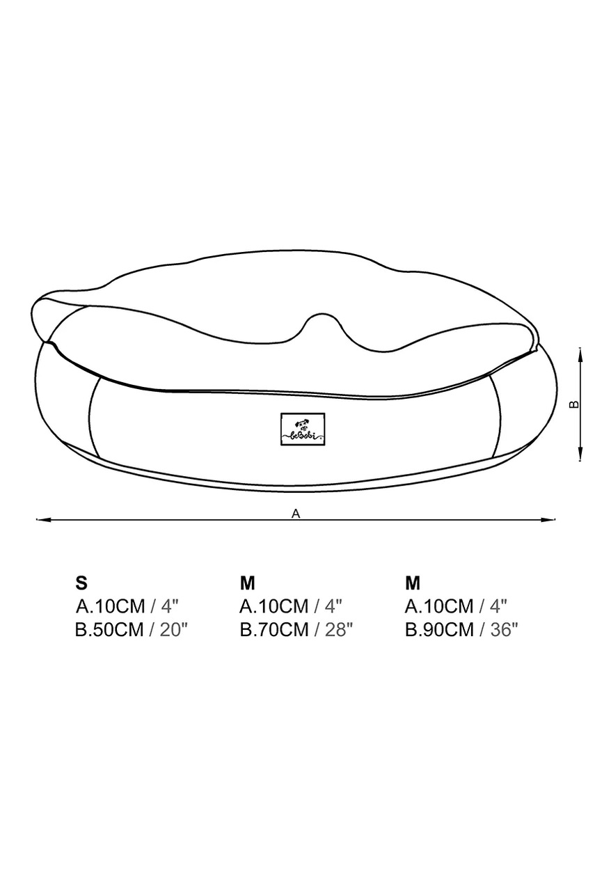 Στρογγυλό μαξιλάρι με κουβέρτα για σκύλο Bebobi 50 x 50 x 10 cm φωτογραφία