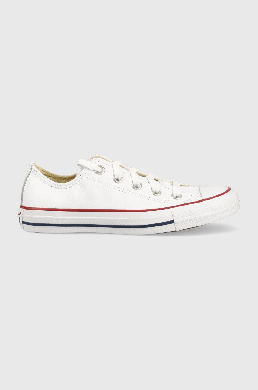 Tenisi Converse Ct Ox Chuck Taylor All Star Leather White C132173 C132173-white