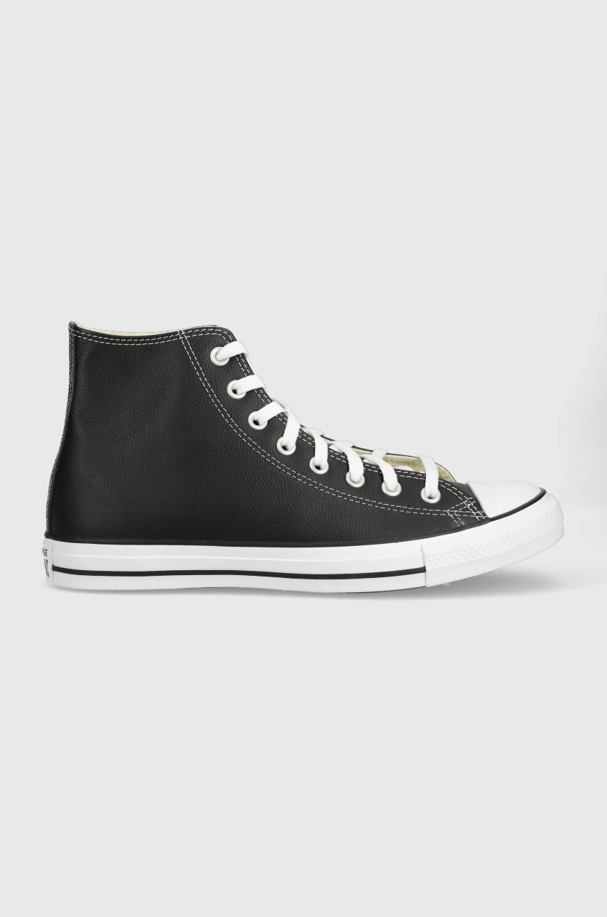 Converse Bocanci De Piele Chuck Taylor All Star Barbati, Culoarea Negru