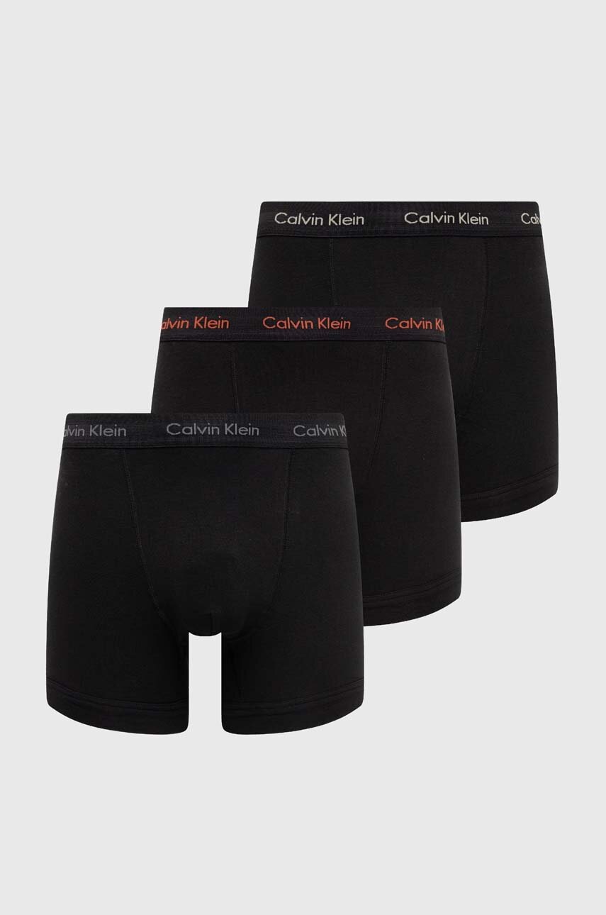 

Боксерки Calvin Klein Underwear (3 броя) в черно 0000U2662G, Черен
