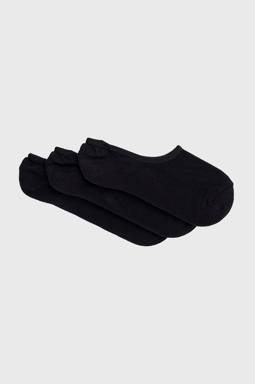 Levně Ponožky Vans (3-pack) pánské, černá barva, VN000XTTBLK1-BLK